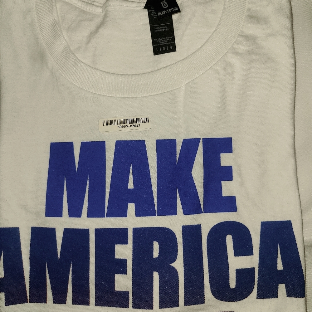 God Is Dope “Make America Pray Again” Tee's M/L – White/Blue/Red – NWT 👕 - Picture 3 of 4